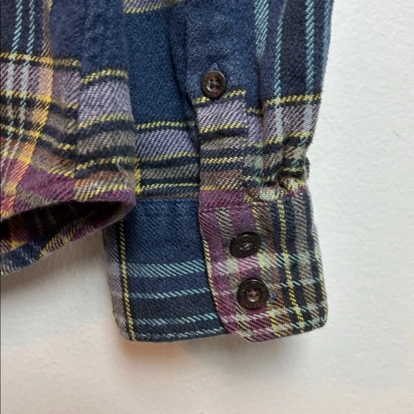 Patagonia Women's Long-Sleeved Cotton Midweight Fjord Flannel Shirt Large #53916 - Picture 6 of 8